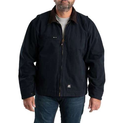 Men's Berne Apparel Highland Washed Gasoline Softshell Jacket