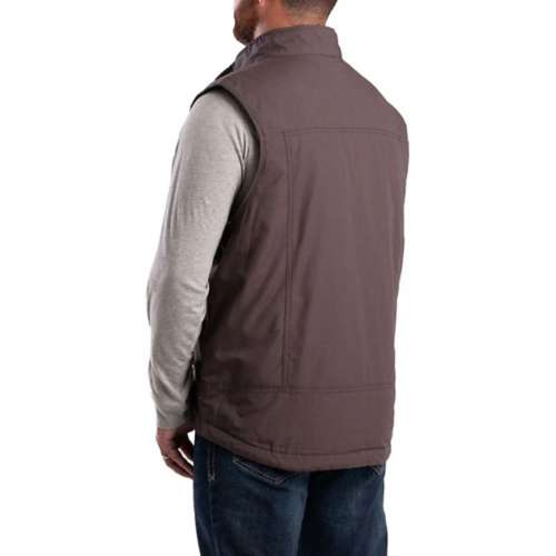 Men's Berne Apparel Heartland Fleece-Lined Ripstop Vest