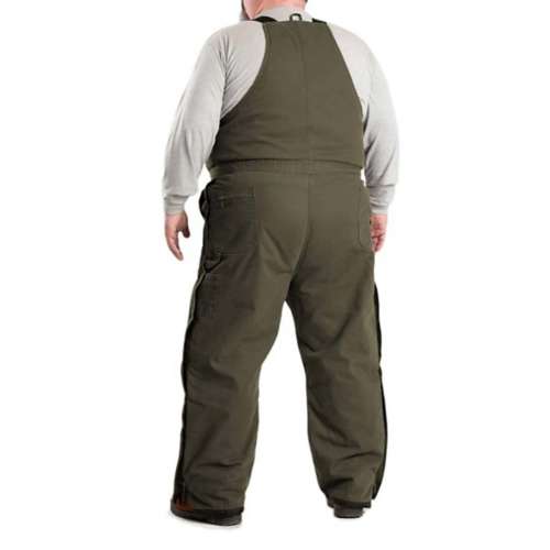 Men's Berne Apparel Heartland Insulated Washed Duck Bib Overalls