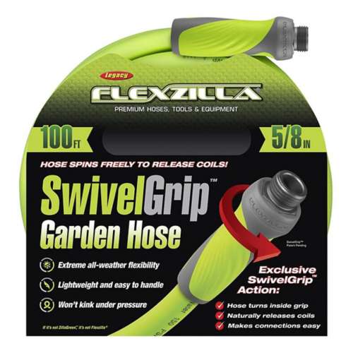 Legacy Flexzilla SwivelGrip 5/8 in. D X 100 ft. L Garden Hose Green