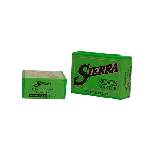 Sierra Sports Master Pistol Bullets Jacketed Hollow Point