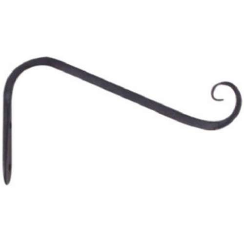Panacea Black Wrought 5 in H Forged Angled Plant Hook