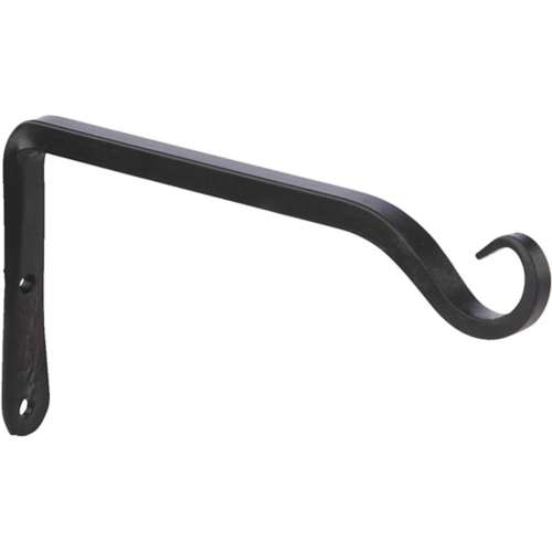 Panacea Black Wrought 6 in H Straight Plant Hook
