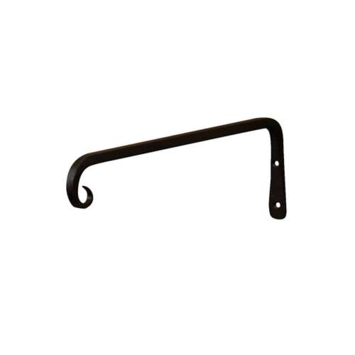 Panacea Black Wrought 10 in H Straight Plant Hook
