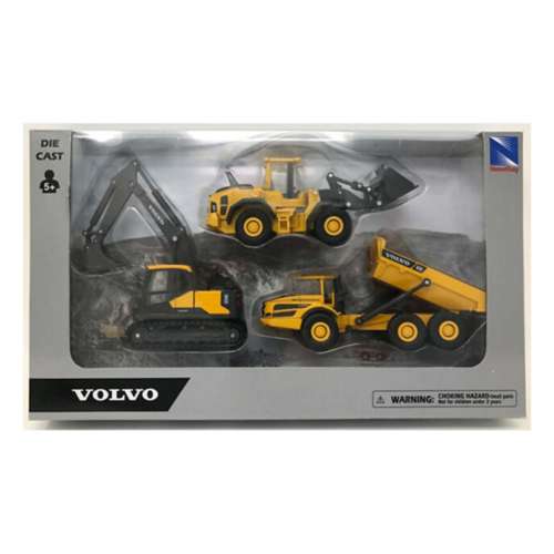 New Ray Die Cast Volvo Construction Vehicles 3 Pack