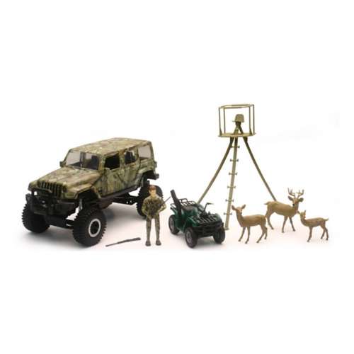 New Ray Camo Jeep Wrangler Deer Hunting Set