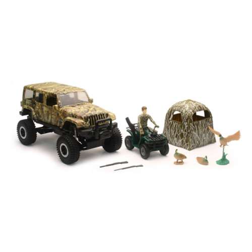 New Ray Camo Jeep Wrangler Duck Hunting Set