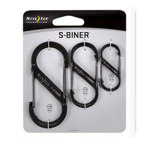 Nite Ize S-Biner Carabiner 3-Pack