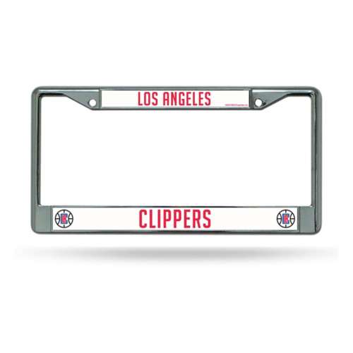 Rico Industries Los Angeles Clippers Silver Chrome License Plate Frame
