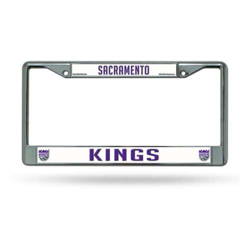 Rico Industries Sacramento Kings Silver Chrome License Plate Frame
