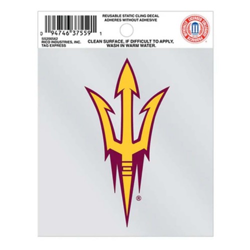 Rico Industries Arizona State Sun Devils Cling Decal - Primary Image