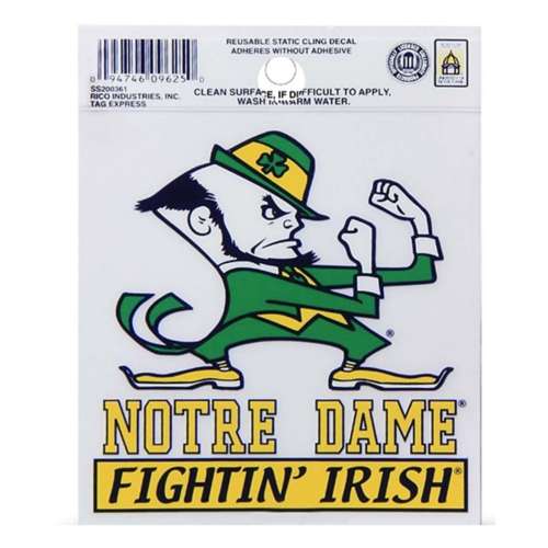 Rico Industries Notre Dame Cling Decal