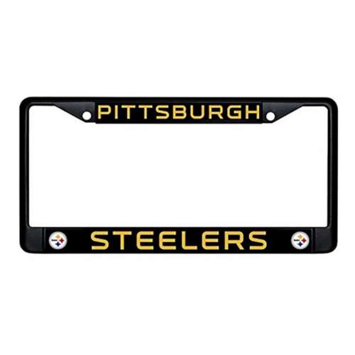 Rico Industries Pittsburgh Steelers Black License Plate Frame