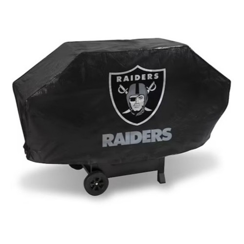 Rico Industries Las Vegas Raiders Deluxe Vinyl Grill Cover - Primary Image