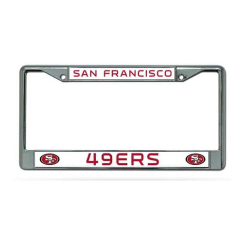 Rico Industries San Francisco 49ers Chrome License Plate Frame