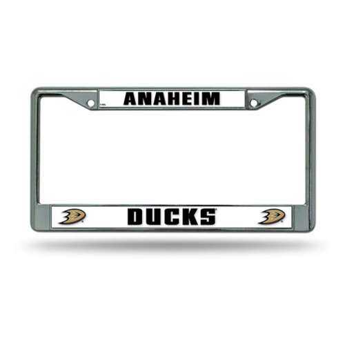 Rico Industries Anaheim Ducks Silver Chrome License Plate Frame