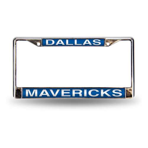 Rico Industries Dallas Mavericks Laser Cut Chrome License Plate Frame