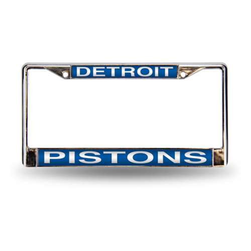 Rico Industries Detroit Pistons Laser Cut Chrome License Plate Frame