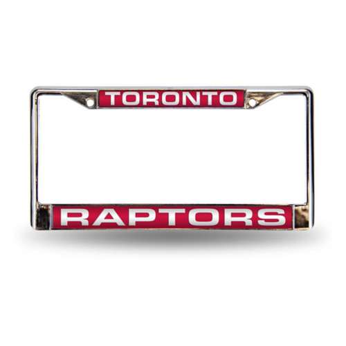 Rico Industries Toronto Raptors Laser Cut Chrome License Plate Frame