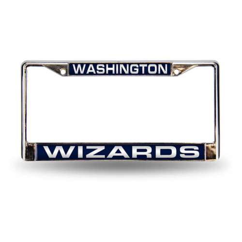 Rico Industries Washington Wizards Laser Cut Chrome License Plate Frame