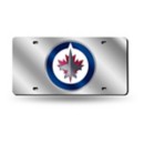 Rico Industries Winnipeg Jets Laser Cut Chrome Tag License Plate