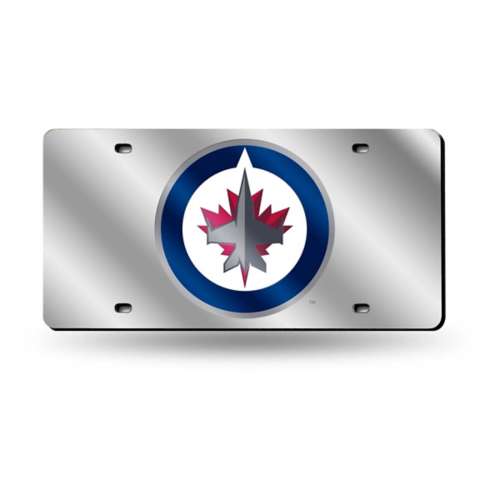 Rico Industries Winnipeg Jets Laser Cut Chrome Tag License Plate