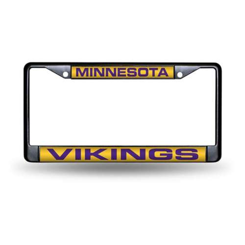 Rico Industries Minnesota Vikings Black License Plate Frame