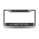 Rico Industries Brooklyn Nets Silver Bling Chrome License Plate Frame