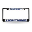 Rico Industries Tampa Bay Lightning Black Laser Cut Black Chrome License Plate Frame