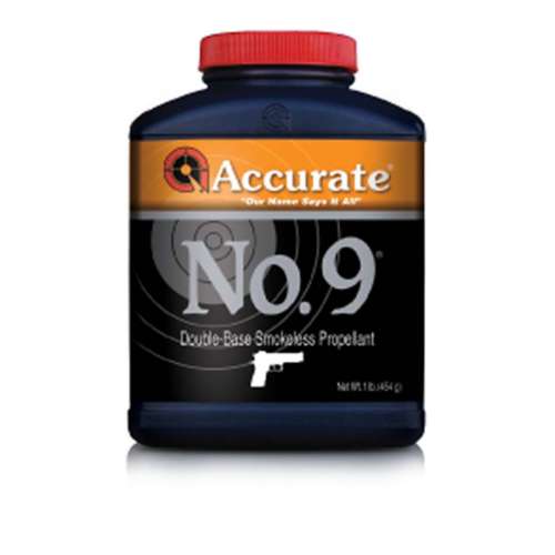 Accurate Number 9 Double-Base Smokeless Handgun Reloading Powder