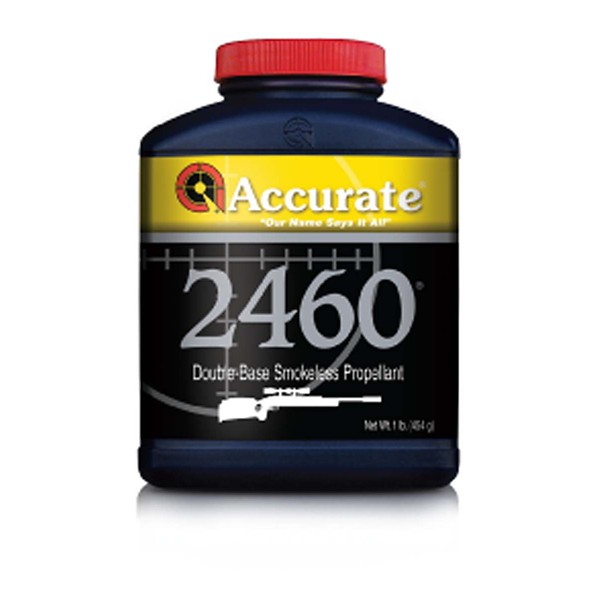 ACCURATE POWDER Accurate 2460 Double-Base Smokeless Rifle Reloading Powder