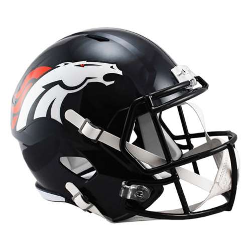 Jeb Putzier Signed Denver Broncos 2000 Chrome Mini Helmet Beckett