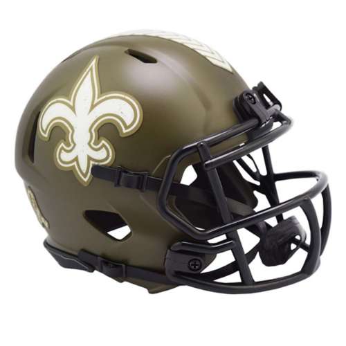 Riddell New Orleans Saints 2022 Salute To Service Mini Helmet