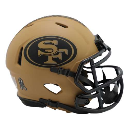 Riddell San Francisco 49ers 2023 Salute to Service Speed Mini Helmet