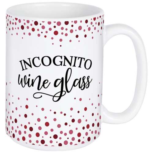 Carson Home Accents Wine Glass Boxed Mug