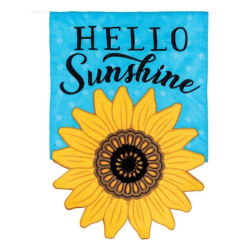 Carson Home Accents Hello Sunshine Garden Flag