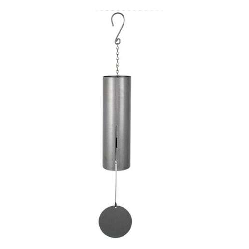 Carson Home Accents 36" Pewter Fleck Chime Large Cylinder