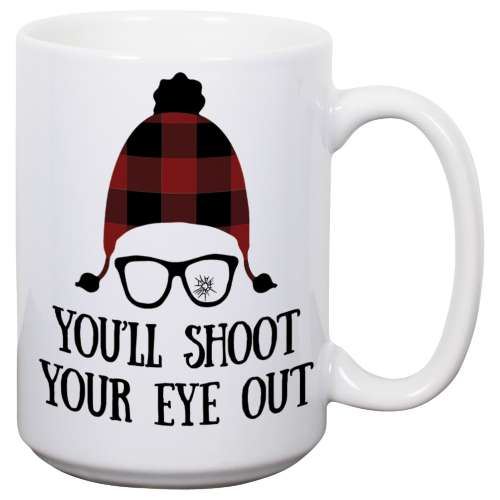 Carson Home Accents Shoot Your Eye Out Boxed Mug