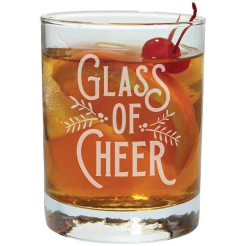 Carson Home Accents Glass Of Cheer 12oz Rocks Glass | SCHEELS.com