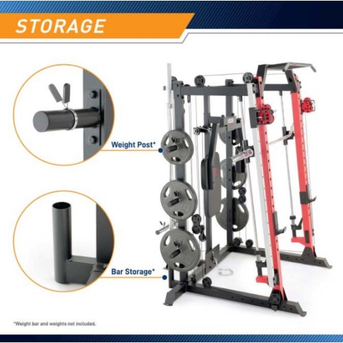 Marcy Smith Machine Cage System with Pull Up Bar