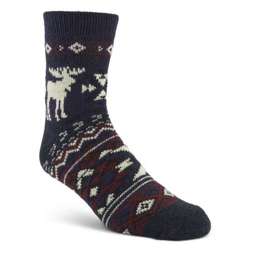 Men s Sof Sole Fireside Moose Tec Crew Socks Slocog Sneakers