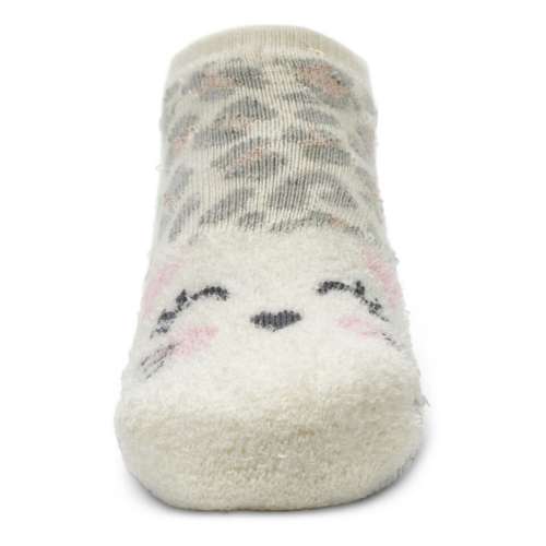 Girls' Sof Sole Fireside Cat Cheetah Ankle Socks