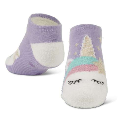 Girls' Sof Sole Fireside Unicorn Stars with Ankle Socks
