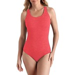 Women's Penbrooke Krinkle Cross Back One Piece Swimsuit - Thumbnail 1 of 2