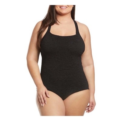 Penbrooke One Piece Swimsuit in Black Sparkle FINAL SALE NORMALLY