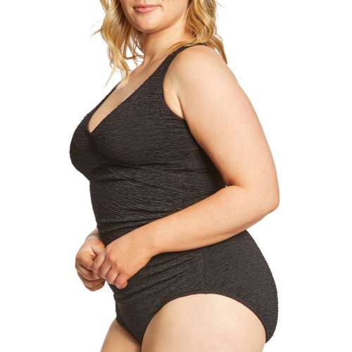 Women's Penbrooke Mock Krinkle One Piece Swimsuit