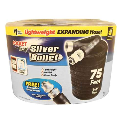 Pocket Hose Silver Bullet Light Duty Expandable Lightweight Garden Hose