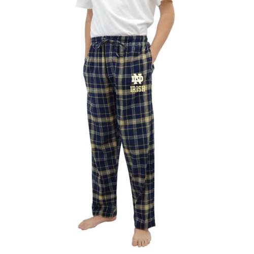 Women's Concepts Sport Navy/Gray Notre Dame Fighting Irish Ultimate Flannel  Sleep Shorts