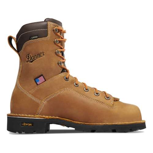 Men s Danner Quarry USA 8 AT Work Boots Witzenberg Sneakers Sale Online Rounded toe ankle boots with textile and synthetic upper