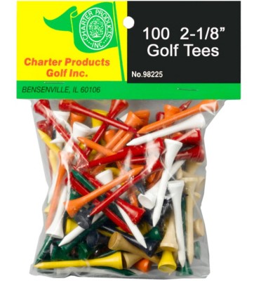 Charter Golf 2-1/8 Golf Tees 100 Pack